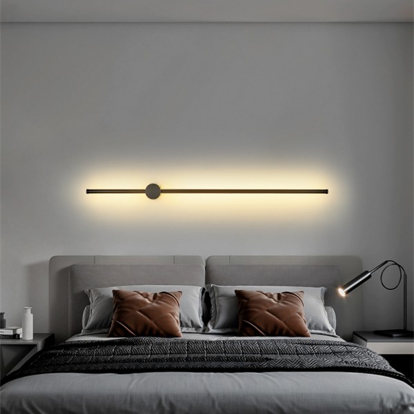 Industrial Modern LED Black Wall Lights Indoor for Bedroom Hallway