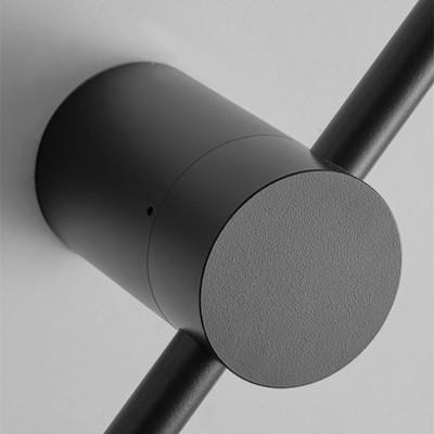Industrial Modern LED Black Wall Lights Indoor for Bedroom Hallway