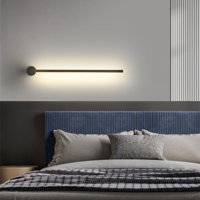 Industrial Modern LED Black Wall Lights Indoor for Bedroom Hallway