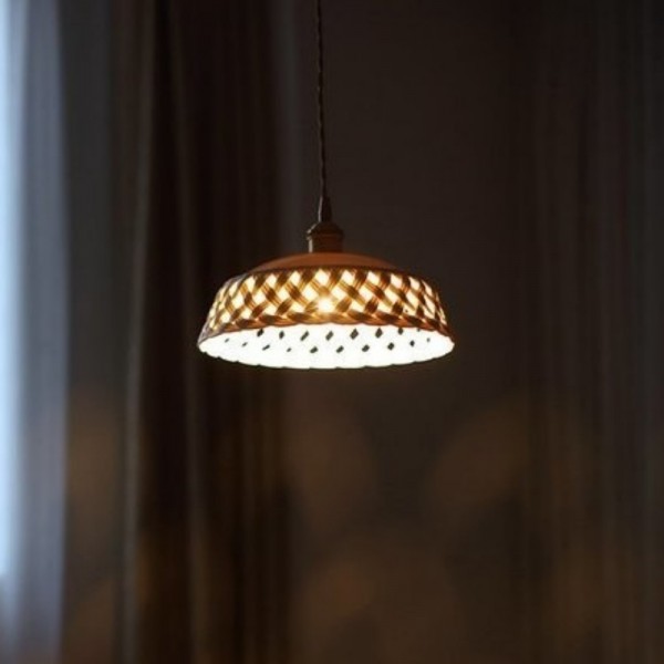 Modern White Ceramic Pendant Light  E27 Light For Living Room