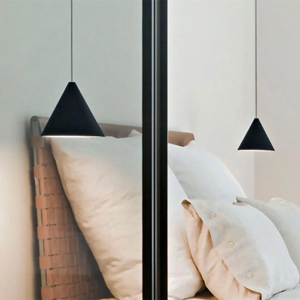 String Light Cone Pendant Light