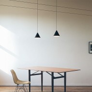 String Light Cone Pendant Light