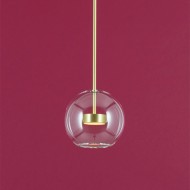 Bolle LED Glass Globe Pendant Light - 1 Ball