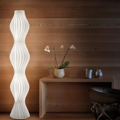 Modern Grass Skirt Vapor Floor Lamp for Living Room
