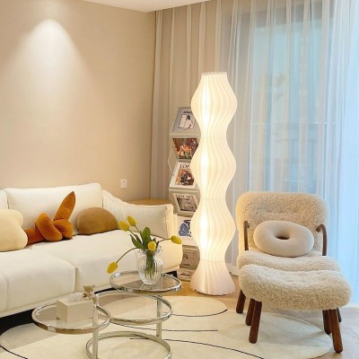 Modern Grass Skirt Vapor Floor Lamp for Living Room