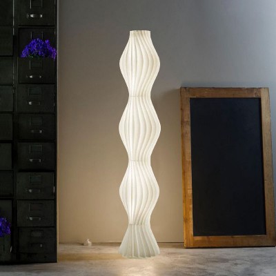 Modern Grass Skirt Vapor Floor Lamp for Living Room