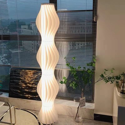 Modern Grass Skirt Vapor Floor Lamp for Living Room