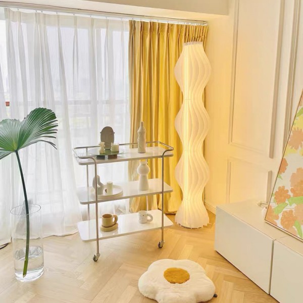 Modern Grass Skirt Vapor Floor Lamp for Living Room