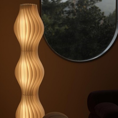 Modern Grass Skirt Vapor Floor Lamp for Living Room