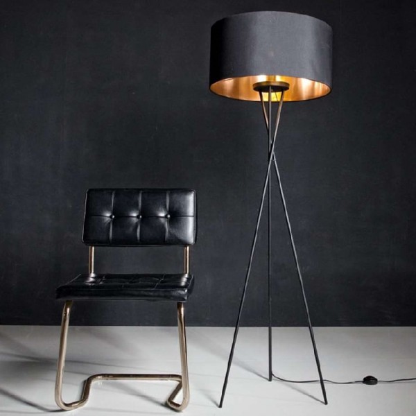 Modern Tripod Floor Lamp for Bedroom/Living Room