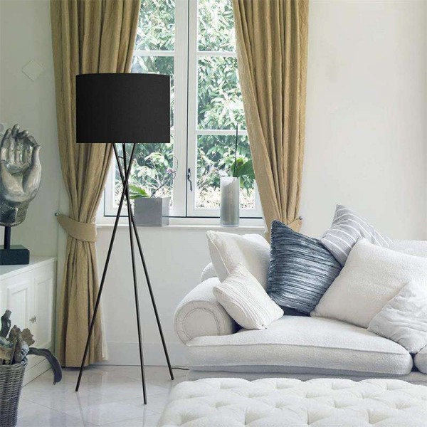 Modern Tripod Floor Lamp for Bedroom/Living Room