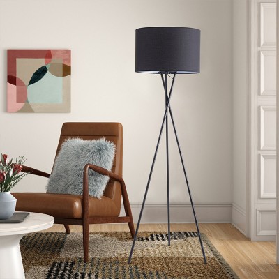 Modern Tripod Floor Lamp for Bedroom/Living Room