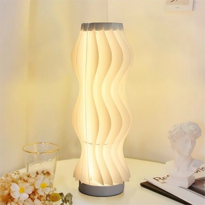 Modern Grass Skirt Vapor Table Lamp for Living Room
