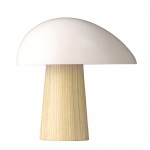 Перезаряжаемая светодиодная настольная лампа из сосны