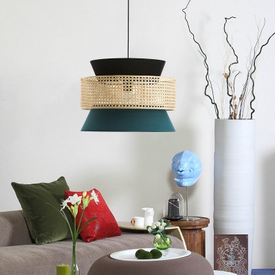 Natural Texture Rattan Pendant Light
