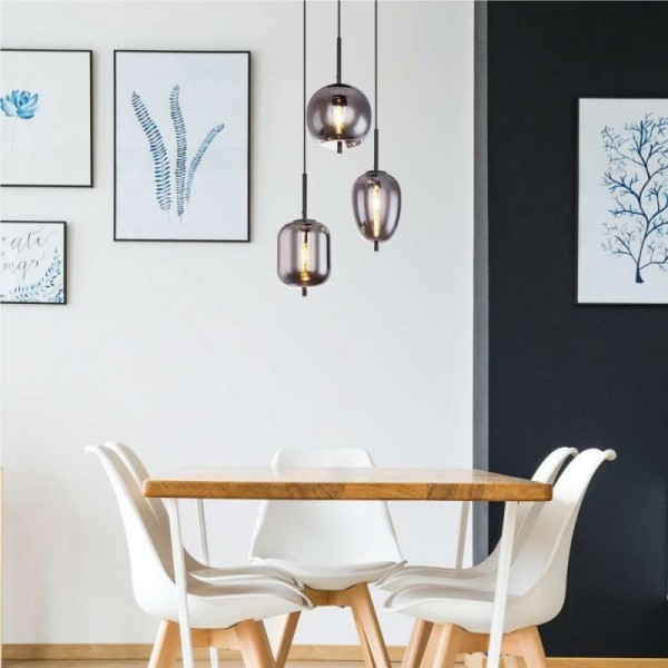 Multiple Style Globo Blacky Pendant Light