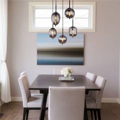 Multiple Style Globo Blacky Pendant Light