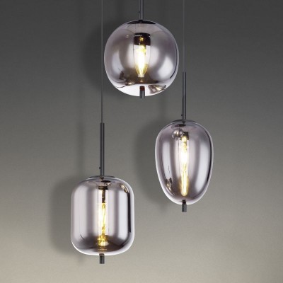 Multiple Style Globo Blacky Pendant Light