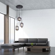 Multiple Style Globo Blacky Pendant Light