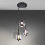 Multiple Style Globo Blacky Pendant Light