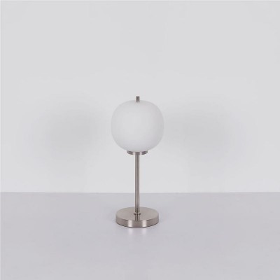 Multiple Style Glass Globo Blacky Table Lamp