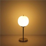 Multiple Style Glass Globo Blacky Table Lamp
