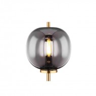 Multiple Style Glass Globo Blacky Table Lamp