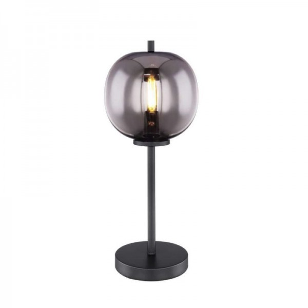 Multiple Style Glass Globo Blacky Table Lamp