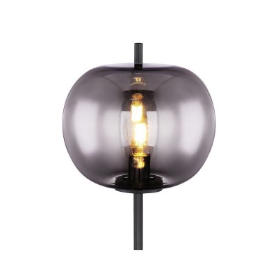 Living Room Globo Blacky Glass Floor Light