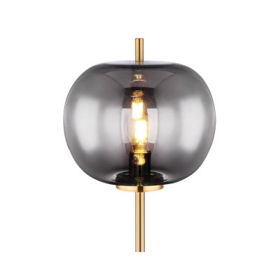 Living Room Globo Blacky Glass Floor Light