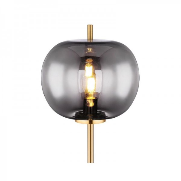 Living Room Globo Blacky Glass Floor Light