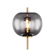 Living Room Globo Blacky Glass Floor Light