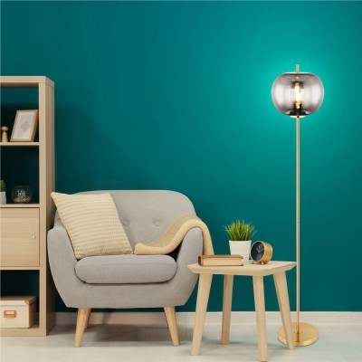 Living Room Globo Blacky Glass Floor Light