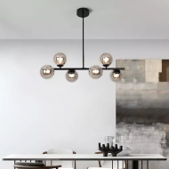 Modern Art Metal Glass Pendant Light for Living Room