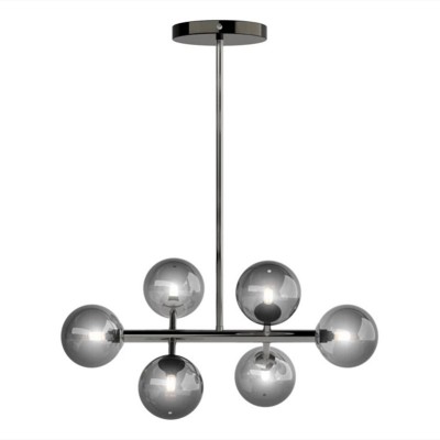 Modern Art Metal Glass Pendant Light for Living Room