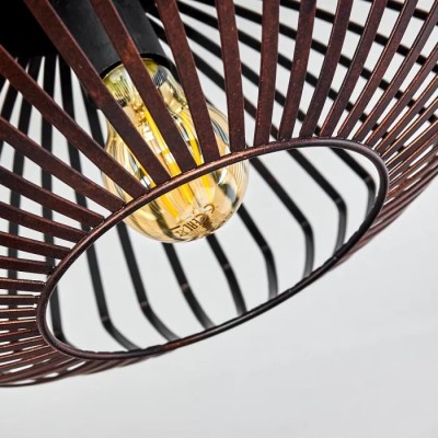 Black Vintage Round Wemude Ceiling Light