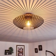 Black Vintage Round Wemude Ceiling Light
