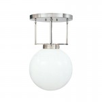 Black Vintage Round Wemude Ceiling Light