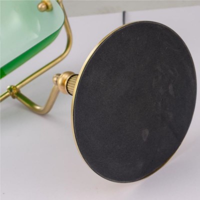 Classic Green Glass Bankers Table Lamp