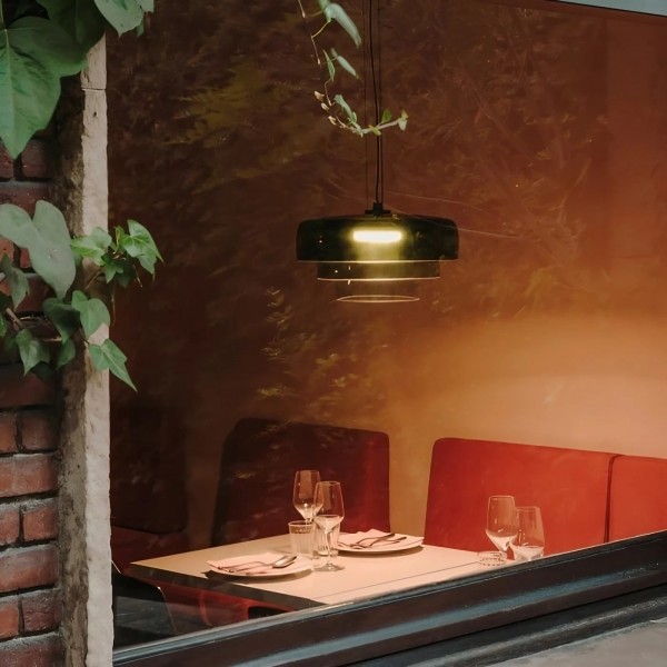 Lark 3 Shade Modern Glass Pendant Light