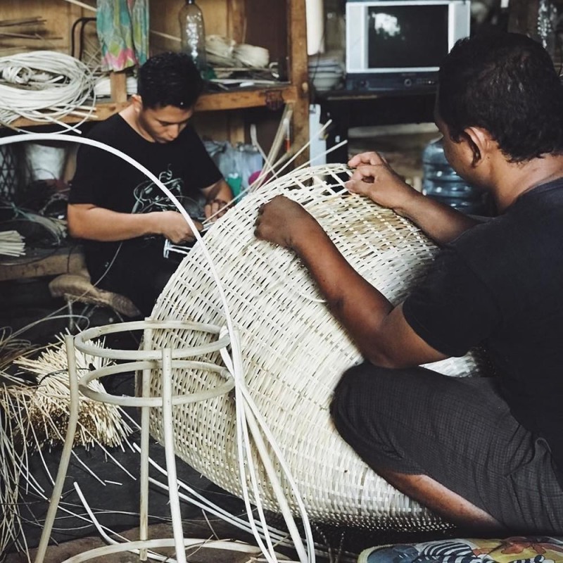 Rattan Pendant Light