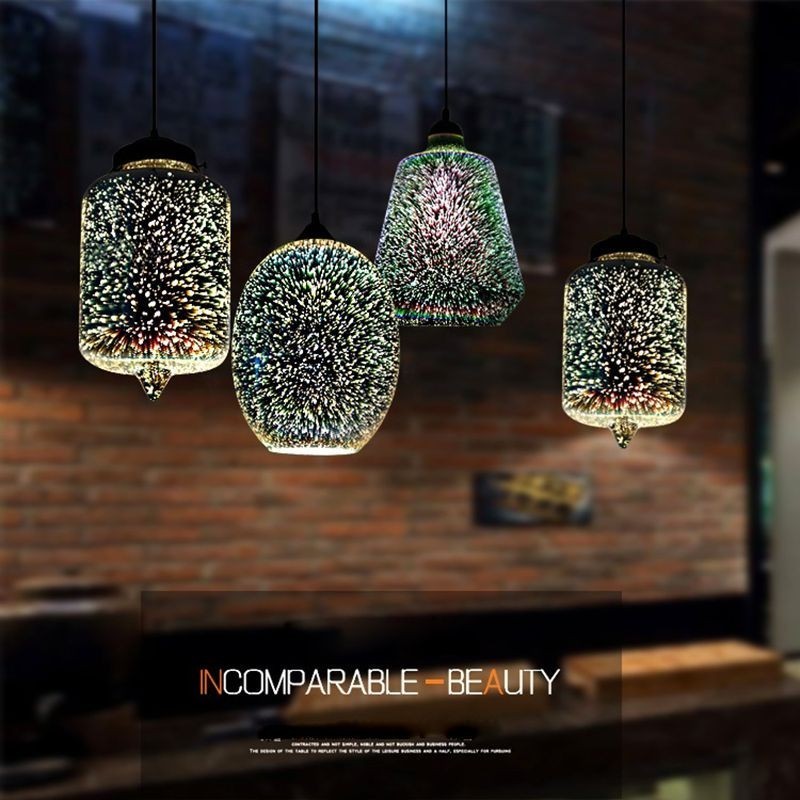 Modern 3D Colorful Nordic Pendant Lamp