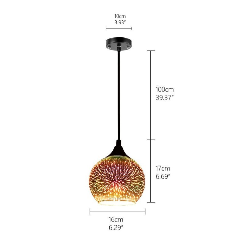 Modern 3D Colorful Nordic Pendant Lamp