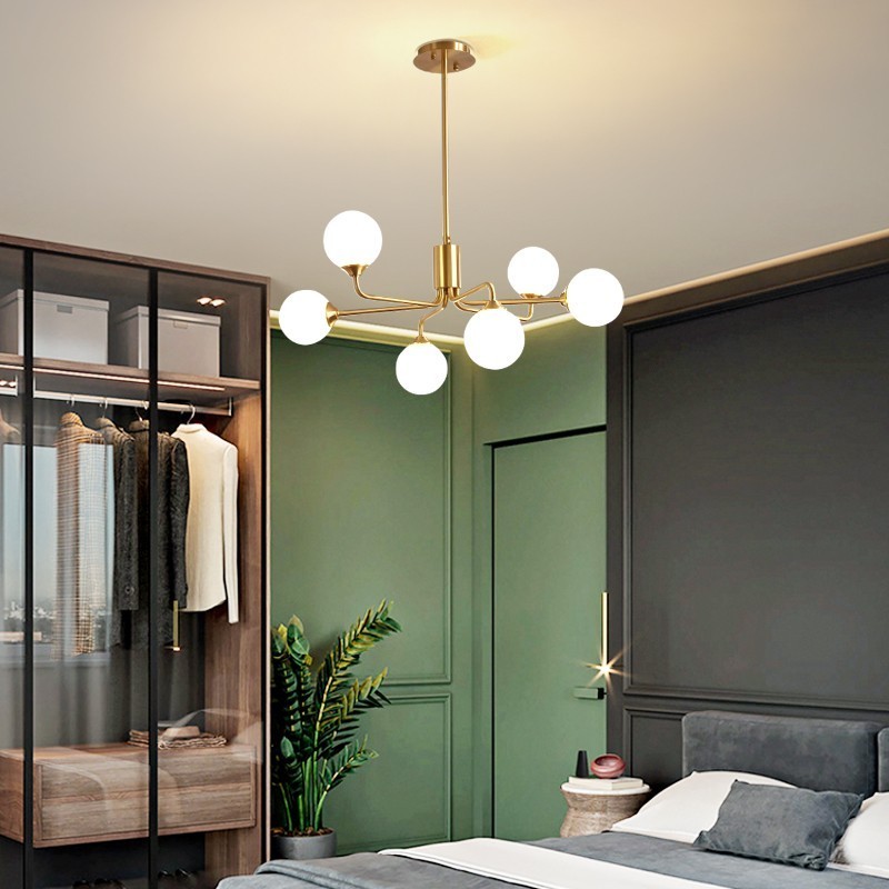 LUXURY Glass Ball Chandelier