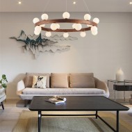 ГРАНД Деревянная Люстра