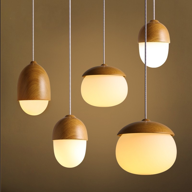 NUT Wooden Pendant Light