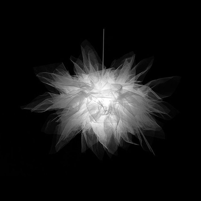 Подвесной светильник из белого хлопка