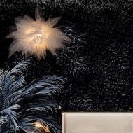 Подвесной светильник из белого хлопка