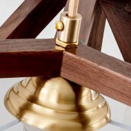 Lantern Wooden Pendant Light