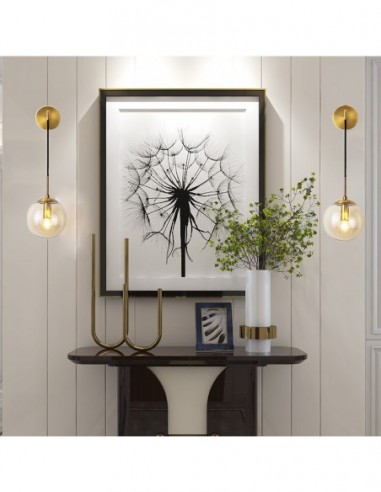 Nordic Glass Ball Wall Light
